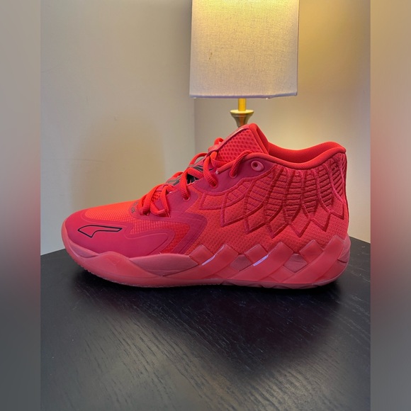 Puma LaMelo Ball MB.01 - Red Blast - Size 15 - Good Condition w/ Original Box - Picture 2 of 8